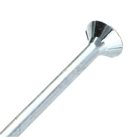 Parafusos de madeira e aglomerado TEKOR cabeça fresada dentado 6X160 roscado sobre 70 TORX T30 Aço zinco branco cut