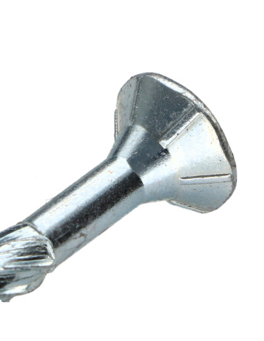 Parafuso de moldura TEKOR cabeça fresada dentado TORX T40 8X80 roscado sobre 50 cut ponto antifenda tipo 17 Aço
