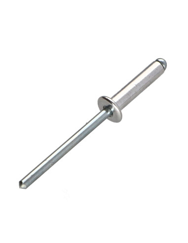 Blindklinknagels Aluminium Staalstaaf 6X10 cabeça plana