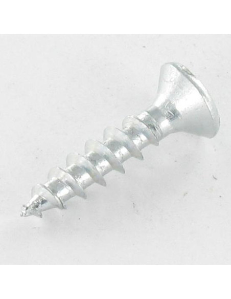 Parafuso de madeira aglomerado VBA3 cabeça fresada de panela Pozi PZ6 4X15 Aço zinco branco