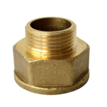Mamilo hexagonal reduzido Figura 246 macho fêmea 15x21 (1/2") X 33x42 (1"1/4) Bronze