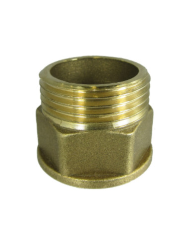 Mamilo hexagonal reduzido Figura 241 Feminino/Masculino 15x21 (1/2") X 17/23 (5/8") Bronze