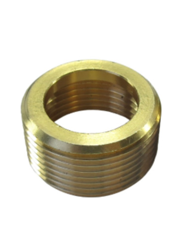 Anel roscado com batente macho fêmea 24x31 (7/8") X 20x27 (3/4") Bronze