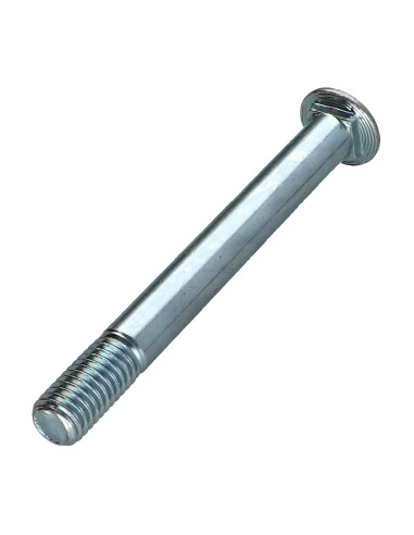 Parafuso cabeça redonda gola quadrada M10X90 roscado sobre 20 rosca parcial K&C.B DK17.2 Aço zinco branco