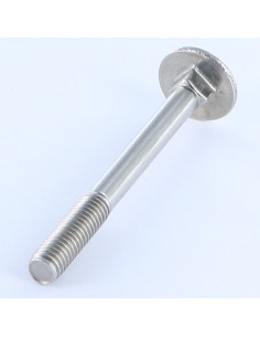 Corpo de parafuso Parafuso cabeça redonda gola quadrada M16X240 Aço zinco branco 2