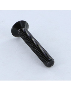 Parafuso de metais cabeça fresada hexagonal oca FHC M10X50 rosca total classe 10.9 chave de 6 Aço bruto 2