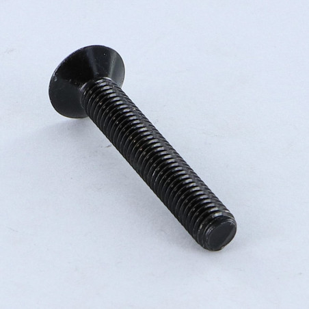 Parafuso de metais cabeça fresada hexagonal oca FHC M10X50 rosca total classe 10.9 chave de 6 Aço bruto