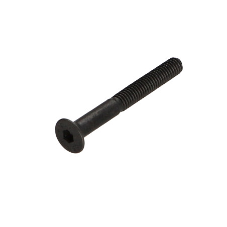 Parafuso de metais cabeça fresada hexagonal oca FHC chave de 4 M6X45 rosca parcial classe 10.9 Aço bruto