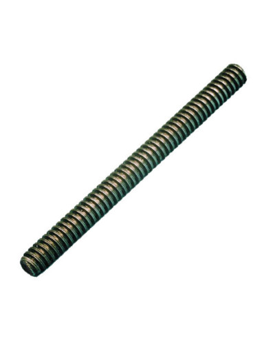 Perno roscado TR14X4 1 metro trapezoidal esquerda Aço bruto