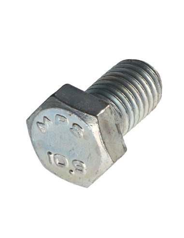 Parafuso de metais cabeça hexagonal passo de rosca esquerda M4X10 classe 10.9 aço geométrico