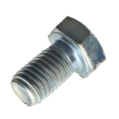 Parafuso de metais cabeça hexagonal passo de rosca esquerda M4X10 classe 10.9 aço geométrico