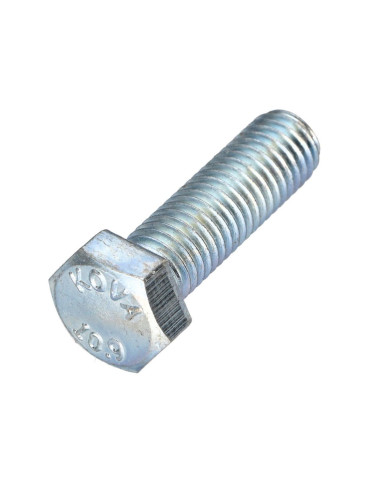 Parafuso de metais cabeça hexagonal passo de rosca esquerda M10X40 classe 10.9 aço geométrico