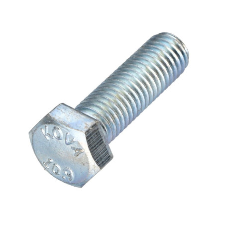 Parafuso de metais cabeça hexagonal passo de rosca esquerda M10X40 classe 10.9 aço geométrico