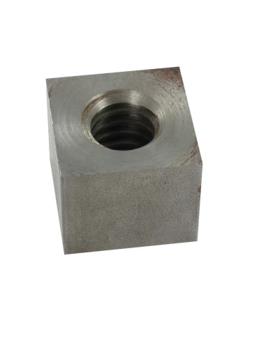 Porca Quadrada VKM cabeça redonda 20X4 trapezoidal esquerda Aço bruto