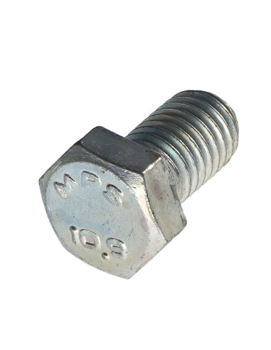 Parafuso de metais cabeça hexagonal passo de rosca esquerda M4X16 classe 10.9 aço geométrico