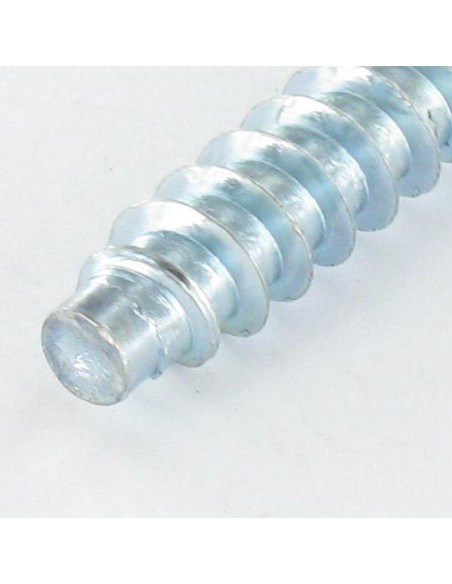 Parafuso autorroscante confirmat cabeça fresada TORX 7X50 SS dentado Aço zinco branco TORX T20