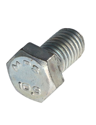 Parafuso de metais cabeça hexagonal passo de rosca esquerda M6X16 classe 10.9 aço geométrico