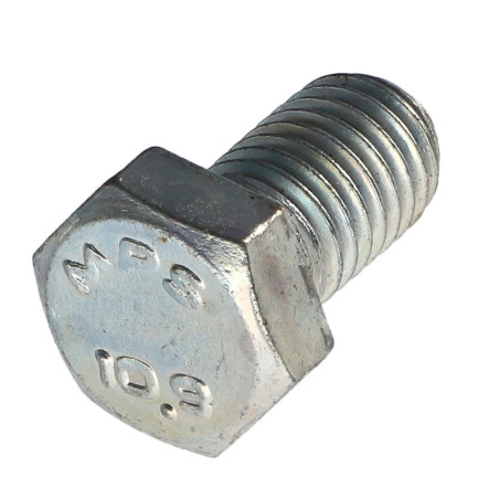 Parafuso de metais cabeça hexagonal passo de rosca esquerda M6X16 classe 10.9 aço geométrico