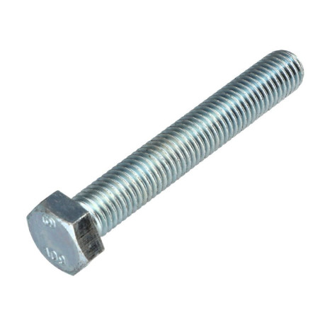 Parafuso de metais cabeça hexagonal passo de rosca esquerda M10X80 classe 10.9 aço geométrico