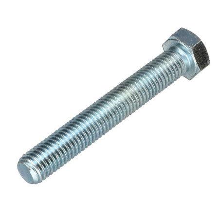 Parafuso de metais cabeça hexagonal passo de rosca esquerda M10X80 classe 10.9 aço geométrico