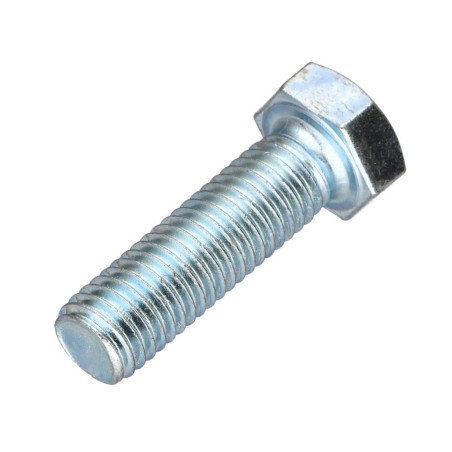 Parafuso de metais cabeça hexagonal passo de rosca esquerda M12X60 classe 10.9 aço geométrico