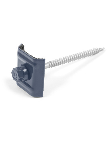 Autoperfurante com cavaleiro montado para telhado Tipo E1 RAL5008 cinza azulado 6,3X100