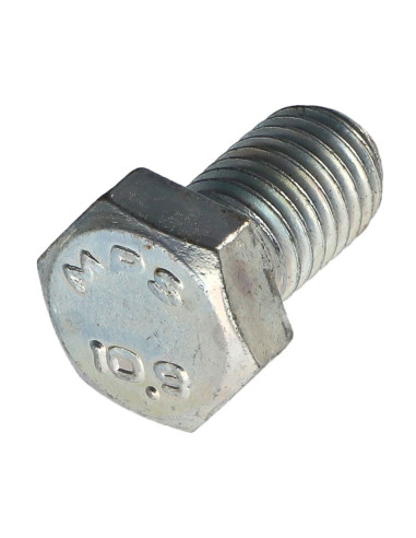 Parafuso de metais cabeça hexagonal passo de rosca esquerda M12X20 classe 10.9 aço geométrico
