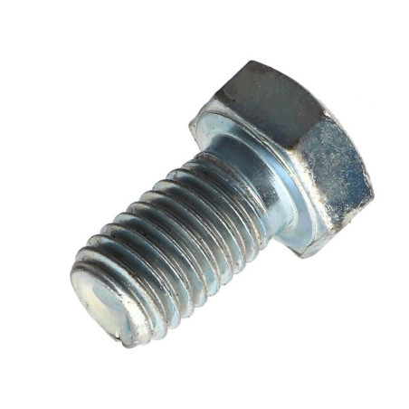 Parafuso de metais cabeça hexagonal passo de rosca esquerda M12X20 classe 10.9 aço geométrico