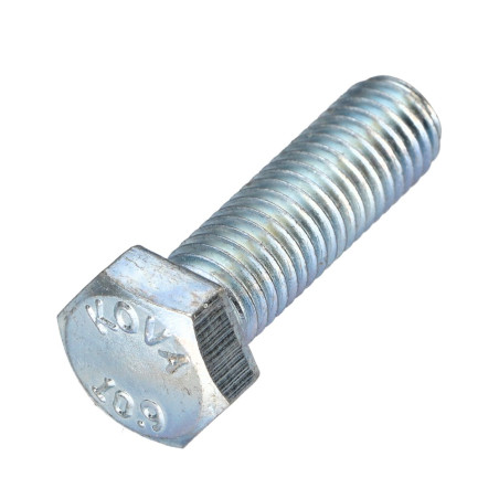 Parafuso de metais cabeça hexagonal passo de rosca esquerda M8X40 classe 10.9 aço geométrico