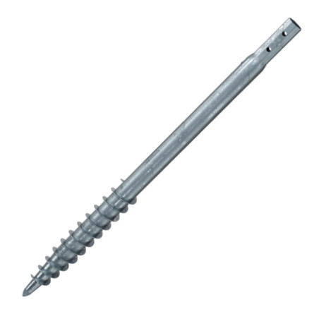Parafuso de fundação 76X3,6X1500 forte resistência à corrosão Aço galvanizado a quente