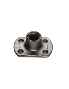 Porca cilíndrica de soldar chefe externo M8 26X18 altura 8 Aço bruto