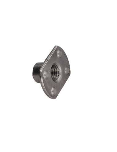 Porca cilíndrica de soldar chefe externo M8 26X18 altura 8 Aço bruto