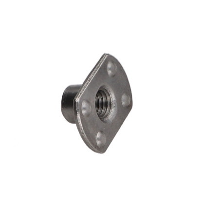 Porca cilíndrica de soldar chefe externo M8 26X18 altura 8 Aço bruto
