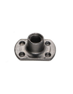 Porca cilíndrica de soldar chefe externo M10 26X18 altura 12 Aço bruto