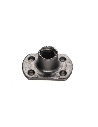Porca cilíndrica de soldar chefe externo M10 26X18 altura 12 Aço bruto