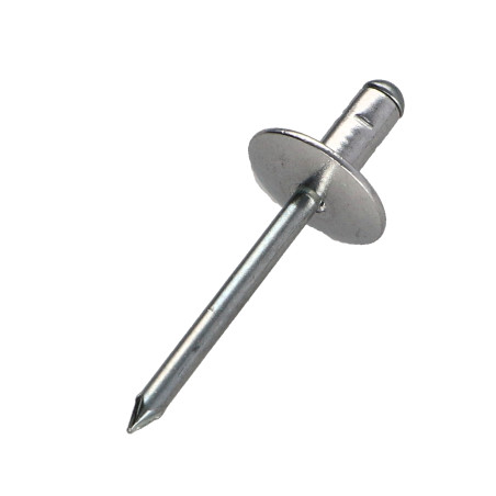 Blindklinknagels Aluminium Staalstaaf 4X10 cabeça larga Multi-serrilha