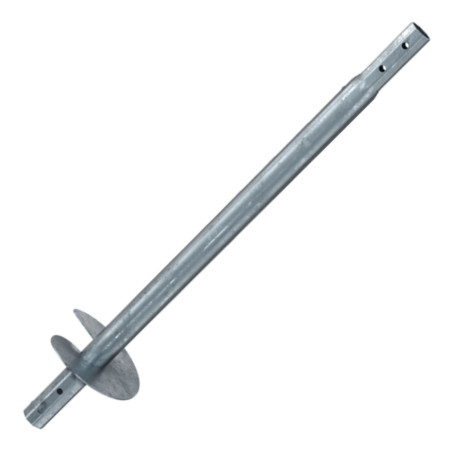 Extensão para parafusos de fundação 76X3,6X1500 forte resistência à corrosão Aço galvanizado a quente
