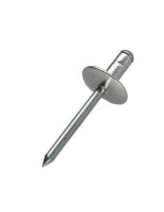 Blindklinknagels Aluminium Staalstaaf 4,8X17 cabeça larga Multi-serrilha 2