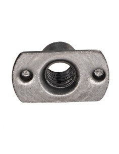 Porca cilíndrica de soldar chefe interno M6 19X11 altura 7,8 Aço bruto 2