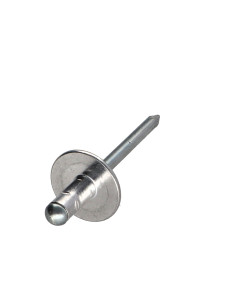 Blindklinknagels Aluminium Staalstaaf 4X17 cabeça larga Multi-serrilha