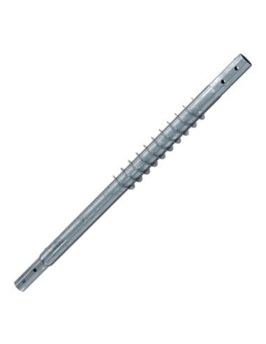 Extensão para parafusos de fundação 76X3,6X1500 forte resistência à corrosão Aço galvanizado a quente