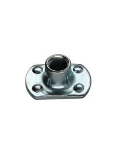 Porca cilíndrica de soldar chefe interno M8 26X18 altura 11 Aço zinco branco