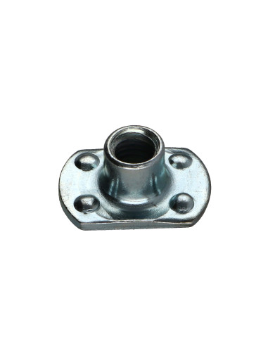 Porca cilíndrica de soldar chefe interno M8 26X18 altura 11 Aço zinco branco
