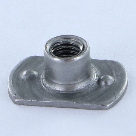 Porca cilíndrica de soldar M8 26X18 altura 11 Aço bruto