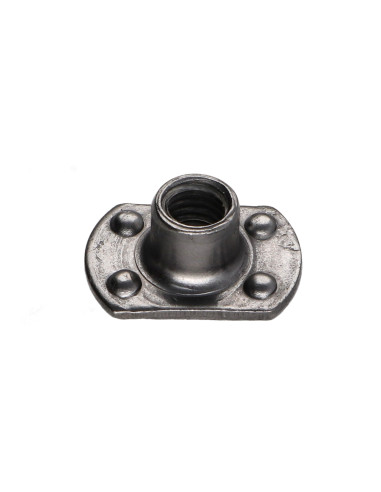 Porca cilíndrica de soldar chefe interno M8 26X18 altura 11 Aço bruto