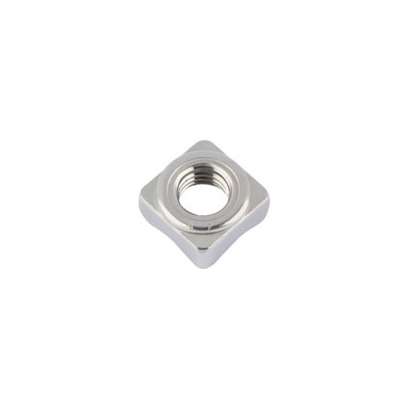 Porca Quadrada de soldar M4 7X7X3,5 Aço inoxidável A4