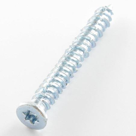 Parafuso Betão cabeça fresada reduzida 7,5 x 60 TORX T30 Aço zinco branco