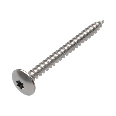 PARAFUSO dobradiça 4,5X50 rosca total TORX T20 Aço cromado