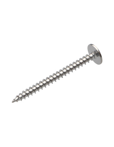 PARAFUSO dobradiça 4,5X50 rosca total TORX T20 Aço cromado