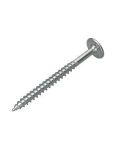 PARAFUSO dobradiça 6X80 rosca parcial TORX T30 Aço zinco branco 2